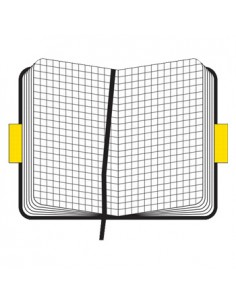 Bloco Notas de Bolso Quadriculado Moleskine Classico Vermelh