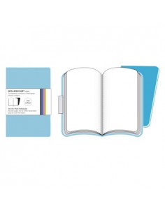 Volant XS Liso Moleskine Azul Claro Pack 2un