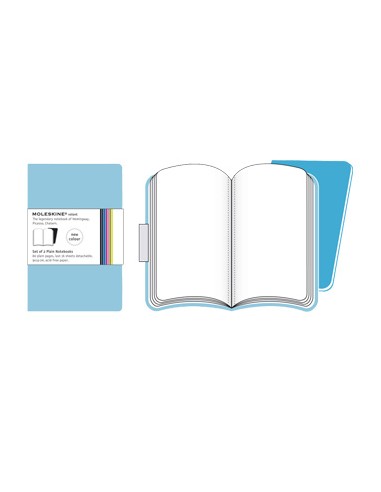 Volant XS Liso Moleskine Azul Claro Pack 2un