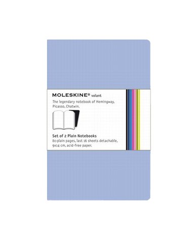 Volant de Bolso Liso Moleskine Azul Claro Pack 2un