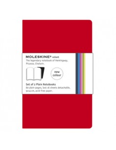 Volant de Bolso Liso Moleskine Vermelho Pack 2un