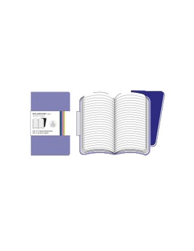 Volant de Bolso Pautado Moleskine Lilas Pack 2un