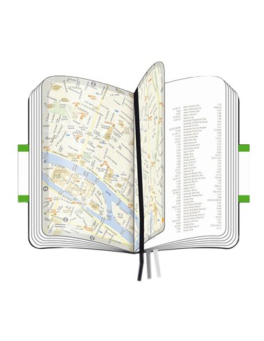 Bloco Notas com Mapa Cidade de Lisboa Moleskine Classico