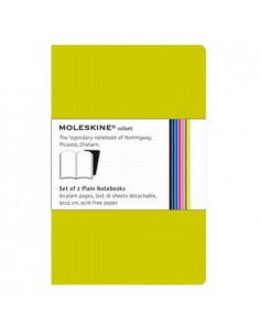 Volant XS Pautado Moleskine Verde Claro Pack 2un