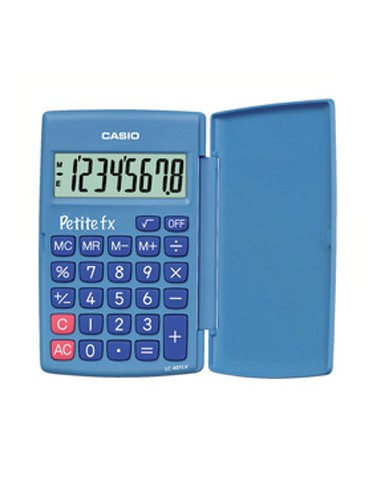 Calculadora de Bolso Casio LC401LV Azul 8 Digitos