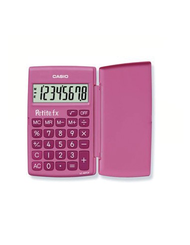 Calculadora de Bolso Casio LC401LV Rosa 8 Digitos