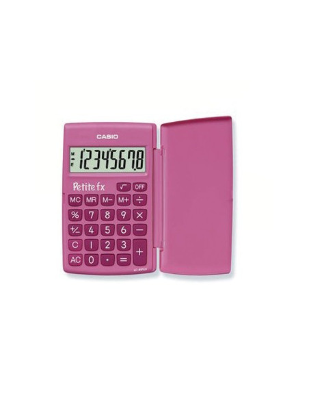 Calculadora de Bolso Casio LC401LV Rosa 8 Digitos