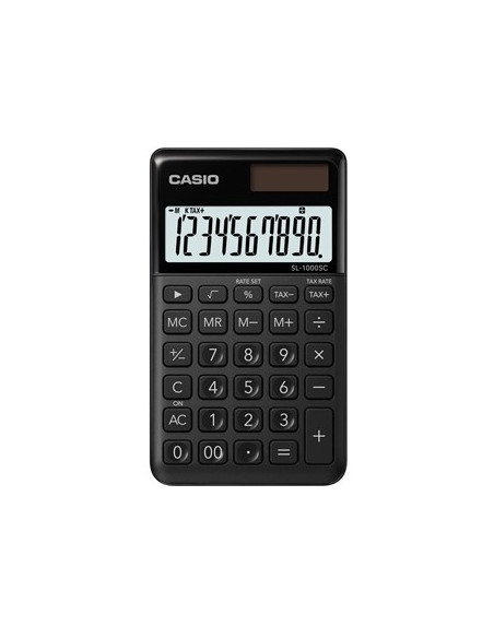Calculadora de Bolso Casio SL1000SCBK Preto 10 Digitos