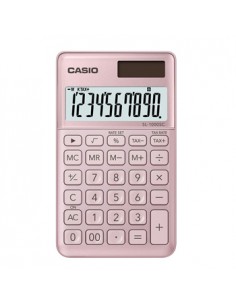 Calculadora de Bolso Casio SL1000SCPK Rosa Claro10 Digitos