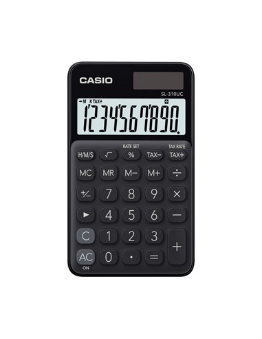 Calculadora de Bolso Casio SL310UCBK Preto 8 Digitos