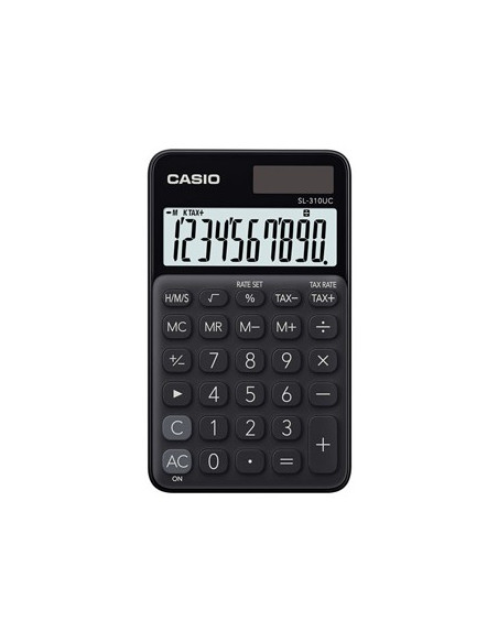 Calculadora de Bolso Casio SL310UCBK Preto 8 Digitos