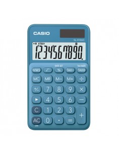 Calculadora de Bolso Casio SL310UCBU Azul Turquesa 8 Digitos