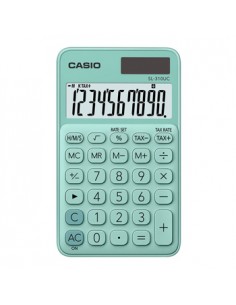 Calculadora de Bolso Casio SL310UCGN Verde Claro 8 Digitos