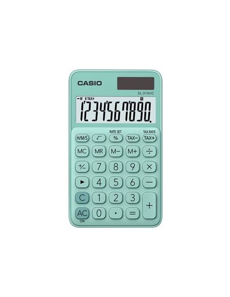 Calculadora de Bolso Casio SL310UCGN Verde Claro 8 Digitos