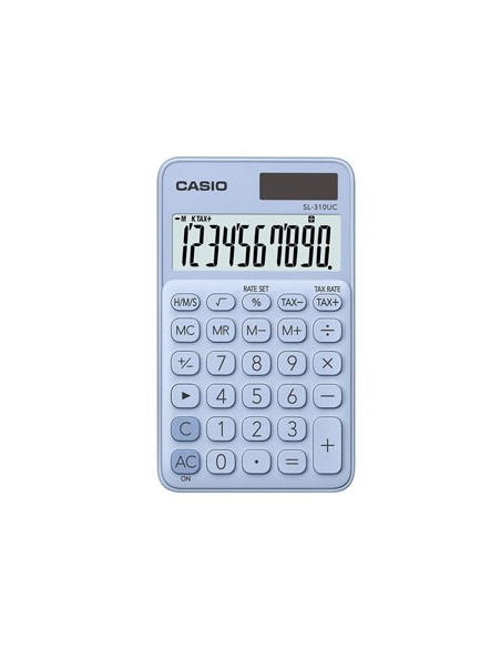 Calculadora de Bolso Casio SL310UCLB Azul Claro 8 Digitos