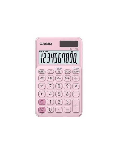 Calculadora de Bolso Casio SL310UCPK Rosa 8 Digitos