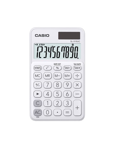 Calculadora de Bolso Casio SL310UCWE Branco 8 Digitos