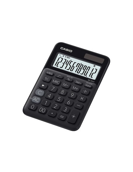 Calculadora de Secretaria Casio MS20UCBK Preto 12 Digitos