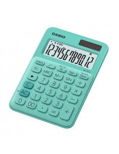 Calculadora de Secretaria Casio MS20UCGN Verde Claro12Digito
