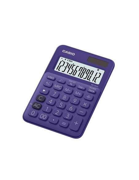 Calculadora de Secretaria Casio MS20UCPL Roxo 12 Digitos