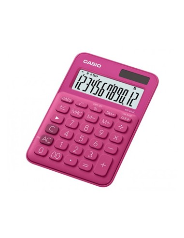 Calculadora de Secretaria Casio MS20UCRD Vermelho 12 Digitos