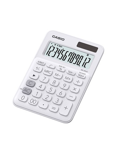 Calculadora de Secretaria Casio MS20UCWE Branco 12 Digitos