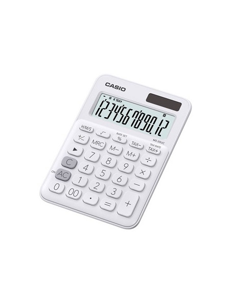 Calculadora de Secretaria Casio MS20UCWE Branco 12 Digitos