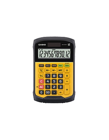 Calculadora de Secretaria Casio WM320MT Amarelo 12 Digitos