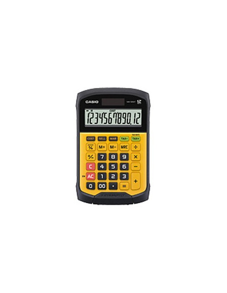 Calculadora de Secretaria Casio WM320MT Amarelo 12 Digitos