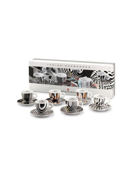 Conj Chav+Pires Esp Illy Art Collection Tobias Rehberger 6un