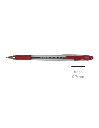 Esferografica Ball Point Grip 0.7mm Vermelho 1 unid