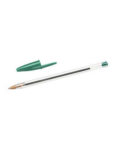 Esferografica Ball Point BIC Cristal Verde Cx 50un