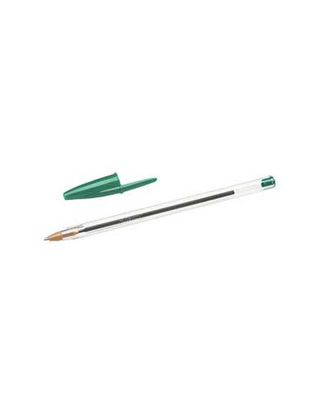 Esferografica Ball Point BIC Cristal Verde Cx 50un