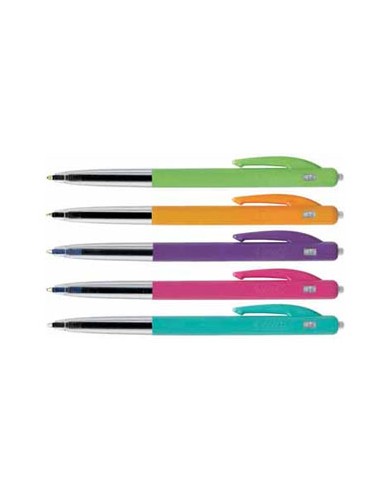 Esferográfica Ball Point M10 1,0 BIC (Retractil) Azul CX 50u