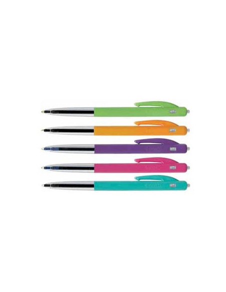 Esferográfica Ball Point M10 1,0 BIC (Retractil) Azul CX 50u