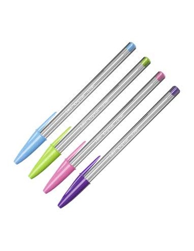 Esferografica Ball Point large BICfun cores sortidas Cx 20un