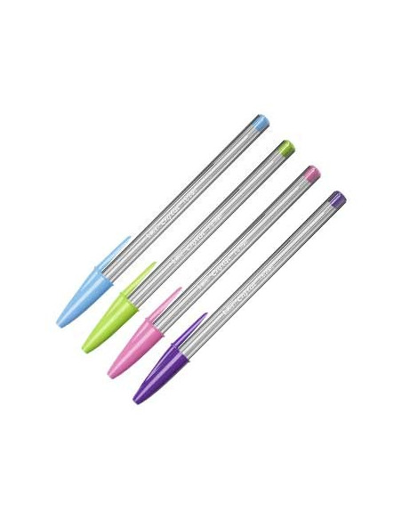 Esferografica Ball Point large BICfun cores sortidas Cx 20un