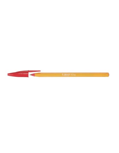 Esferografica Ball Point Fine BIC Orange Vermelho Cx 20un