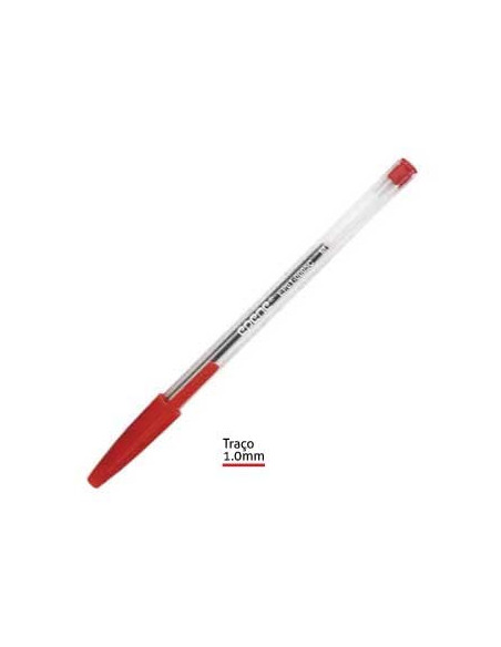 Esferografica Ball Point 1,0 Epene EP01-0108 Vermelho-1un