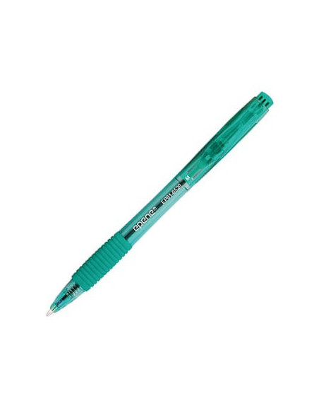 Esferografica Ball Point 1,0 Epene (Retractil) Verde-1un