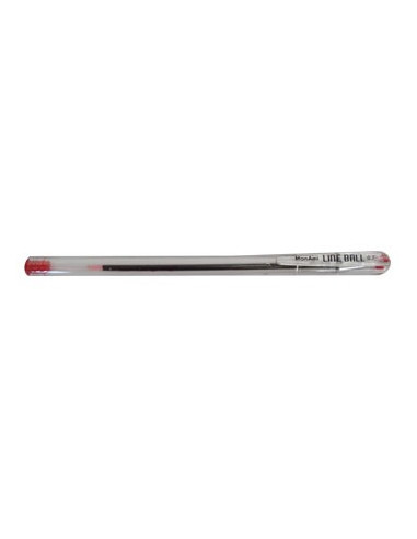 Esferografica Ball Point MonAmi 0,7mm Vermelho - 1un