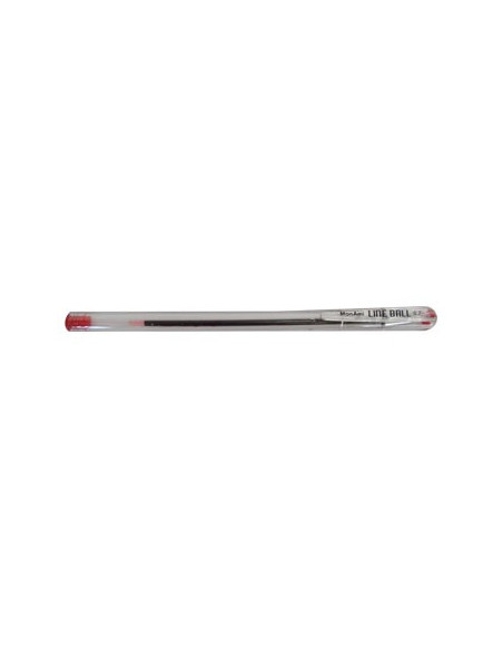 Esferografica Ball Point MonAmi 0,7mm Vermelho - 1un