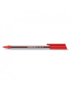 Esferografica Staedtler Ball 432M 0.45MM Cristal Vermelha 1u