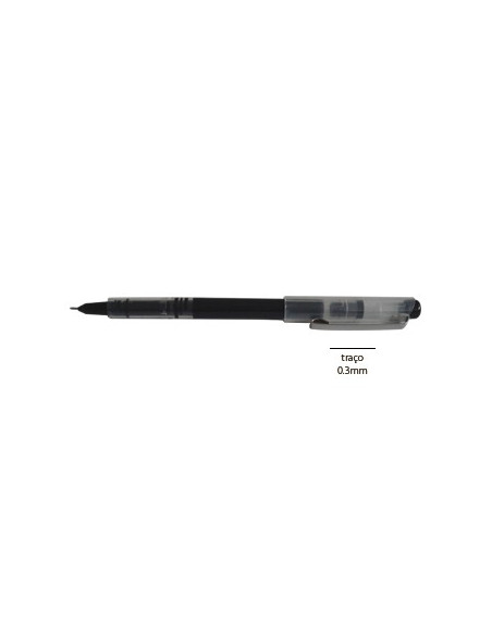 Marcador Needle Point Roller 0.3mm Preto -1un