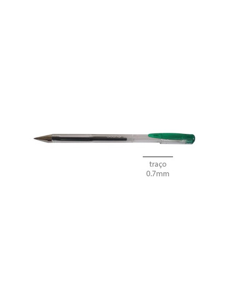 Esferografica Gel 0.7mm Verde 1 unid