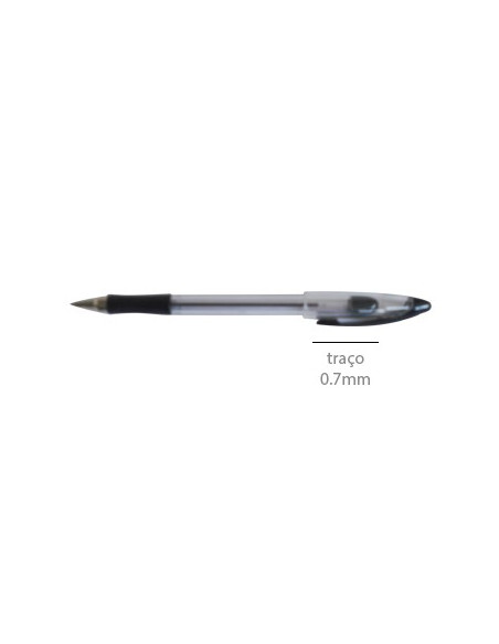 Esferografica Gel 0.7mm Preta 1 unid
