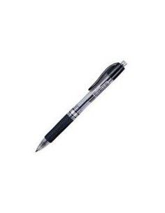 Esferografica Gel U-Knock M 0,5mm Preto Pack 12un