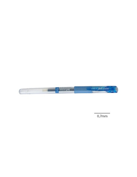 Esferografica Jell-Zone Gel 0,7mm Azul Pack 12un