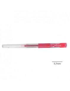 Esferografica Jell-Zone Gel 0,7mm Vermelho Pack 12un