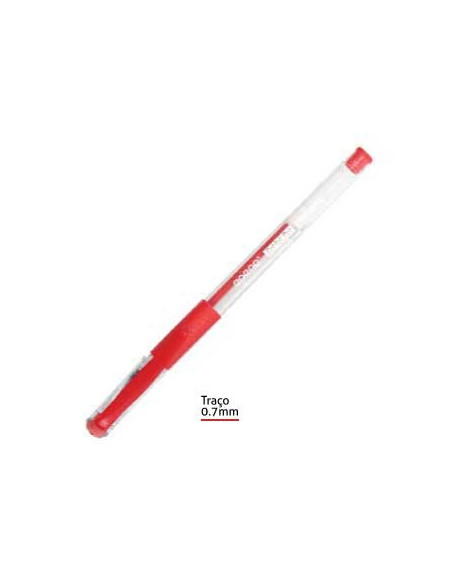Esferográfica Gel 0,7 Epene EP08-0045C Vermelho 1un
